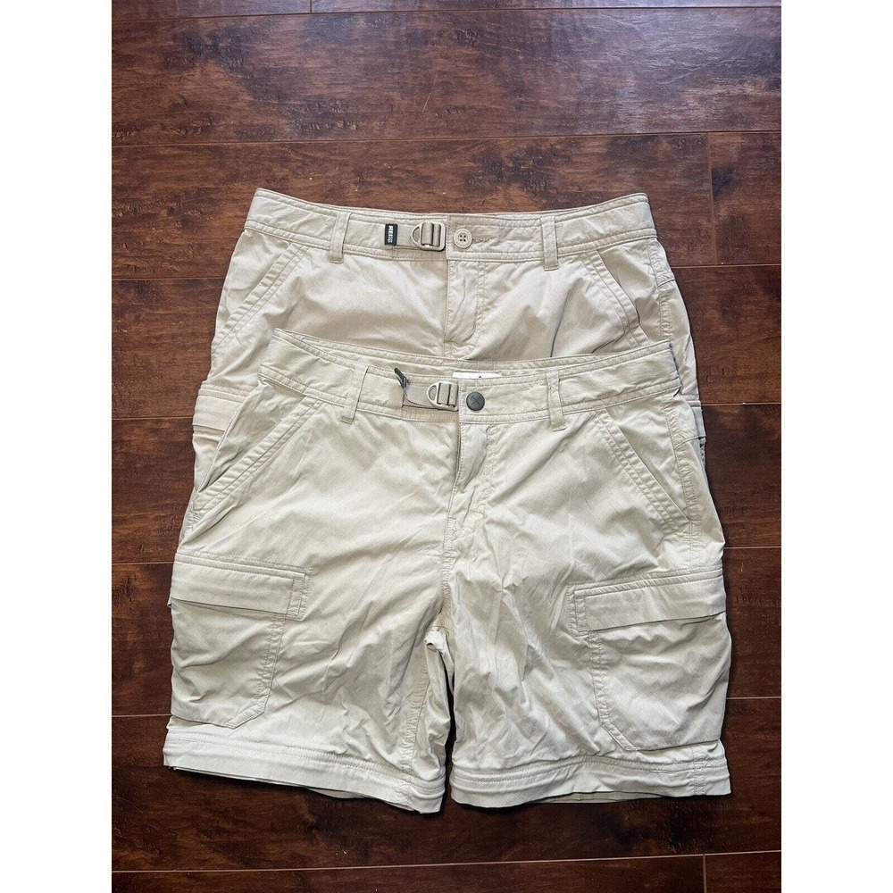 Lot of 2 Rei Womens shorts size Petite 6 NO ZIP OFF PANT LEGS